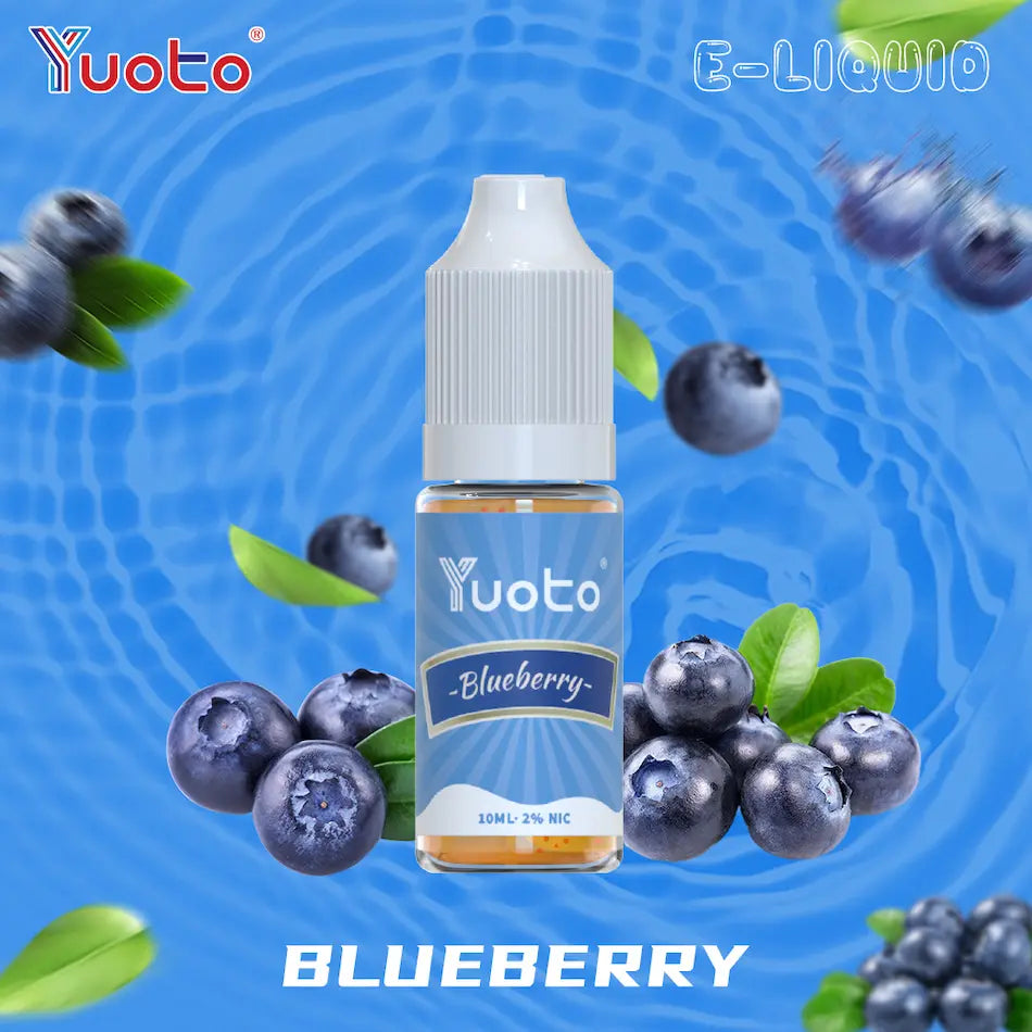 Vape juice med smak av blåbär. Inehåller 10ml och 3.5% nikotinsalt.