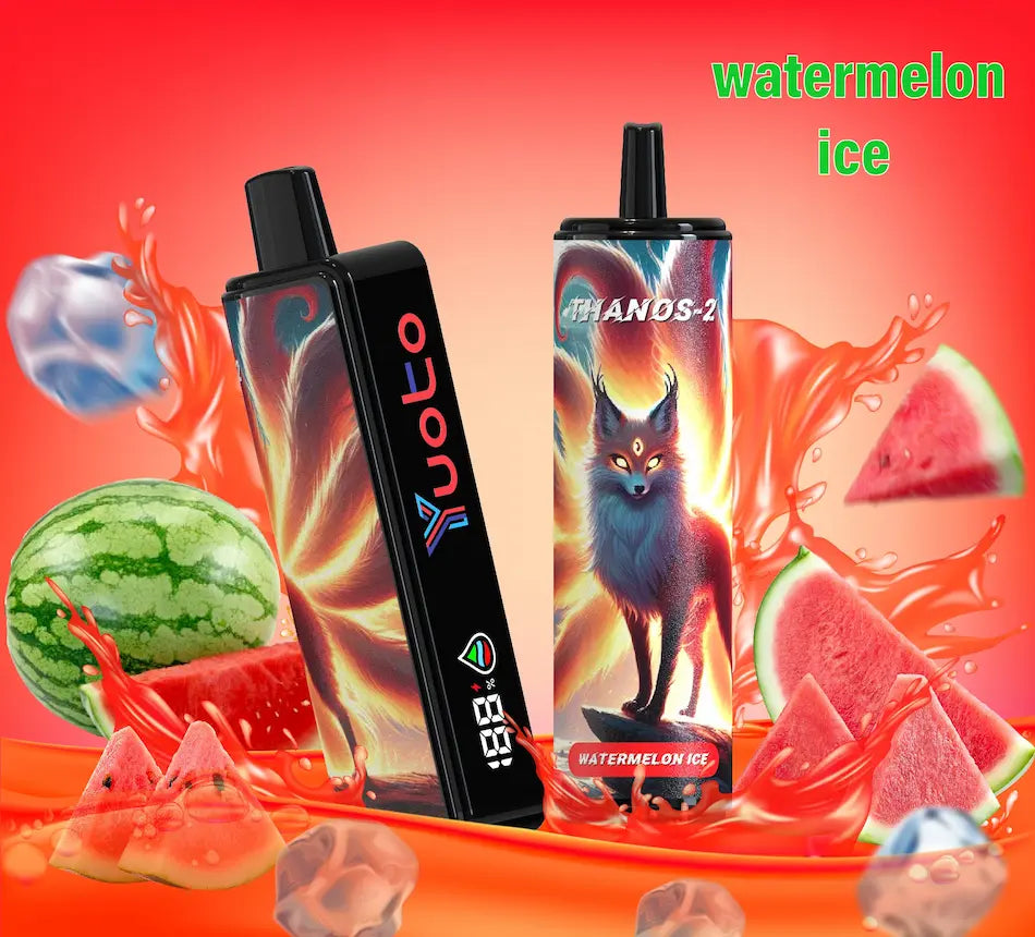 Vape med 10000 bloss och smak av vattenmelon.
