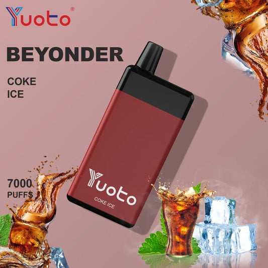 Beydonder 7000 bloss en laddningsbar vape med smak av is Coca-Cola.