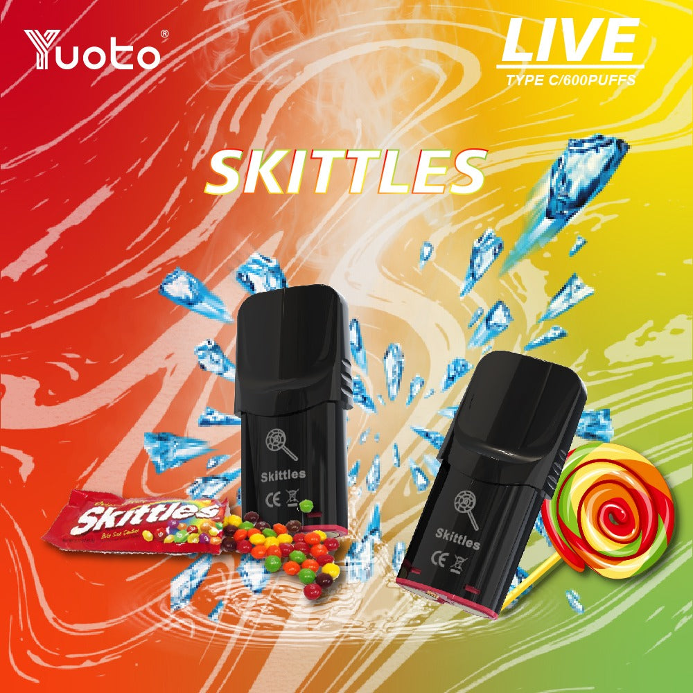 Yuoto live - 600 puffar - Skittles