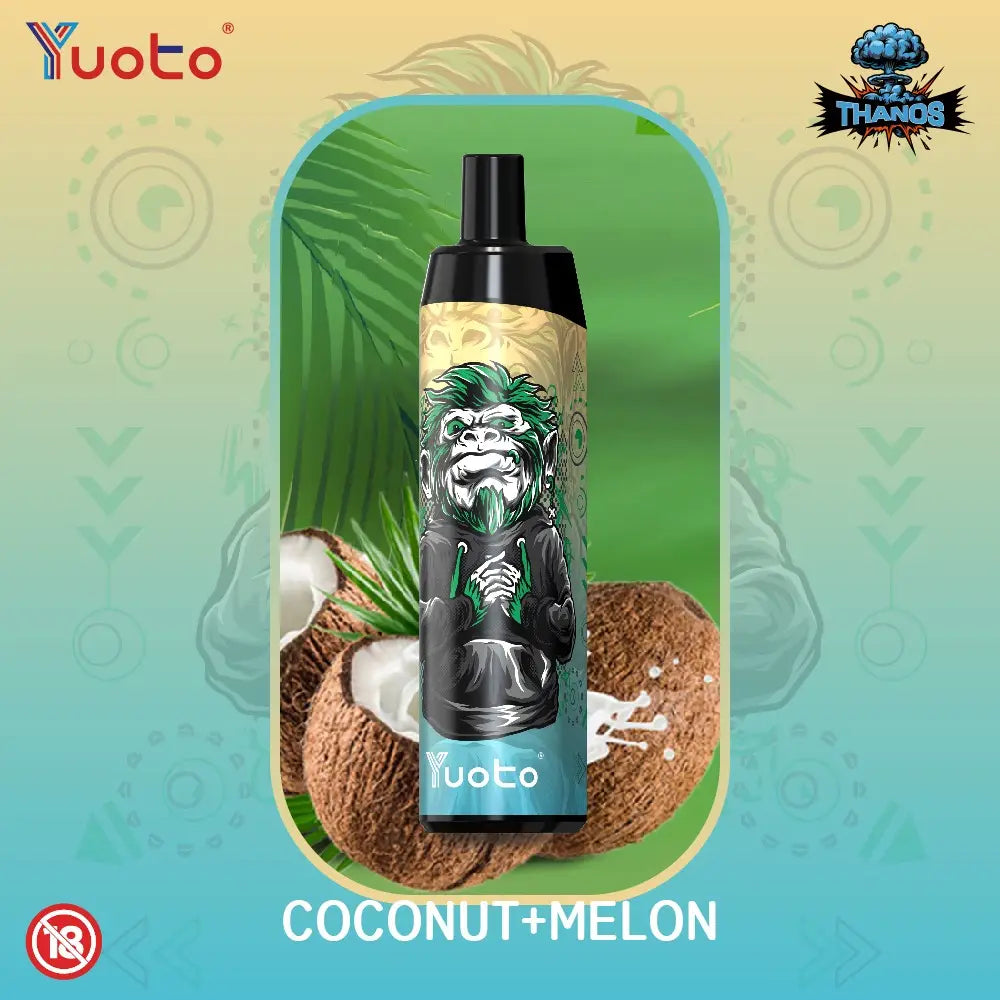 Vape med 500 bloss med smak av coconut & melon.