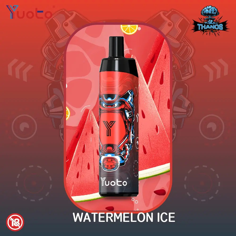 Vape med smak av vattenmelon och innehåller 5000 bloss.