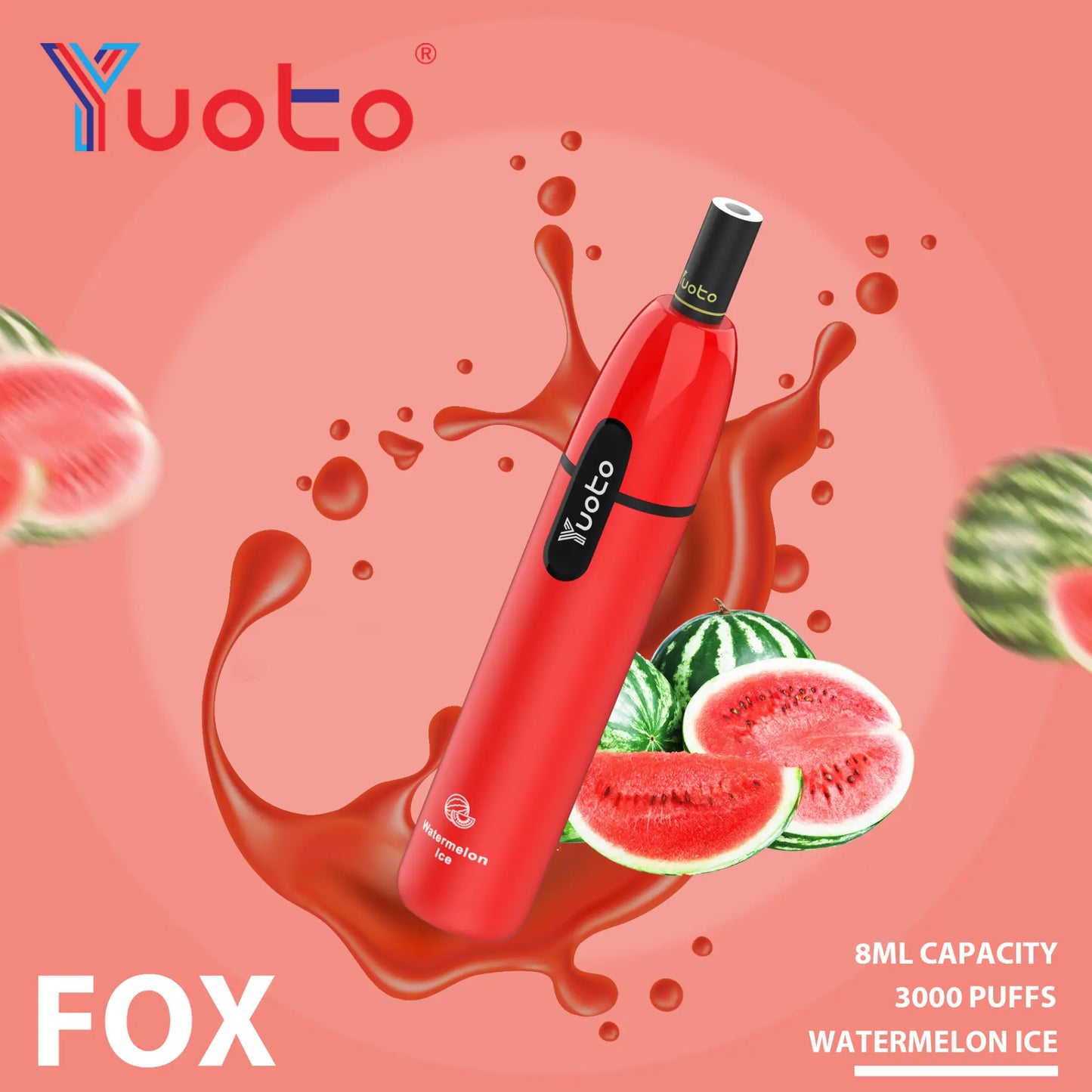 vape med 3000 bloss och smak av vattenmelon.