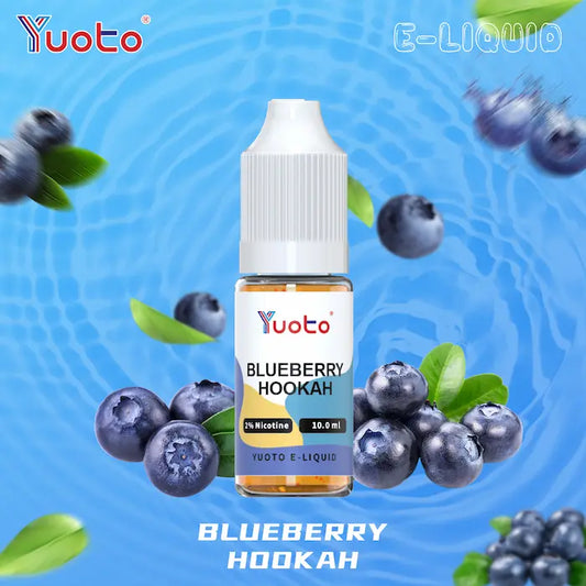 vapejuice med smak av blåbär vattenpipa. Inehåller 10 ml och 3,5% nikotin.