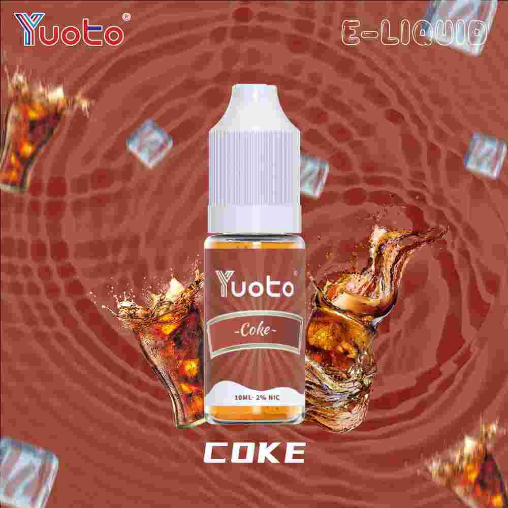 Vape juice 10 ml flaska  i kola smak som påminner om coca-cola, med 3,5% (35mg/ml)  nikotinsalt.