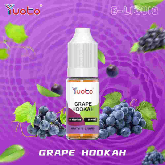 Vape juice med saftig  vattenpippa vindruvssmak på 10 ml.