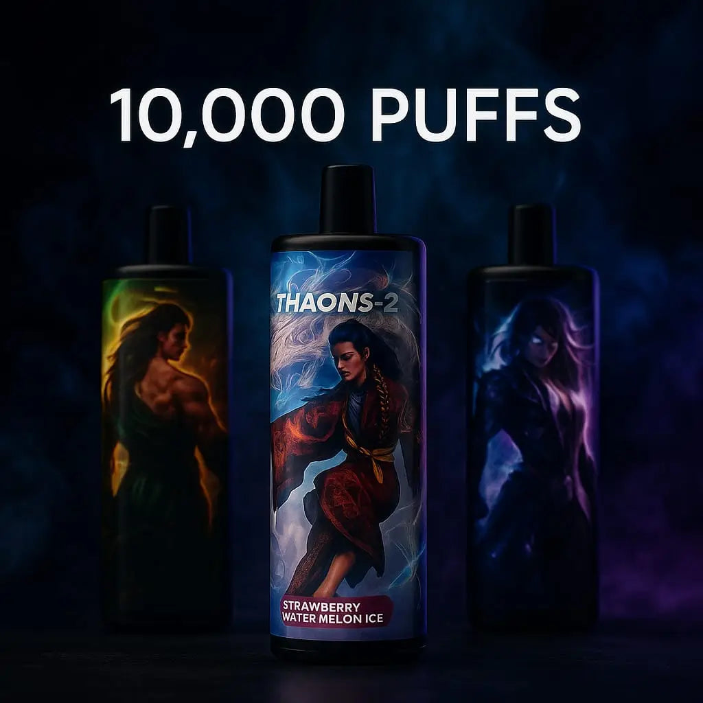 10000 bloss vape från yuoto som håller länge. Olika smaker och vape juice 18 ml som räcker länge.