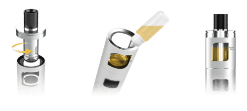 Så här fyller du på en vape