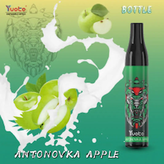 vape med 600 bloss och mak av antonovka apple.