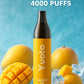 Vape med 4000 bloss och smak av mango.