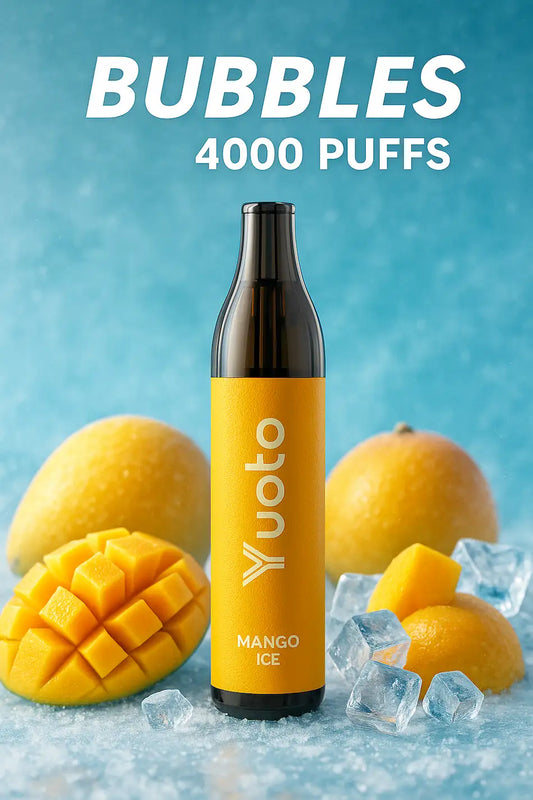 Vape med 4000 bloss och smak av mango.