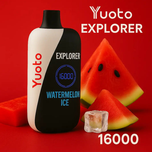 Vape med 16000 bloss och smak av vattenmelon.