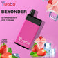 Laddningsbar vape Beyonder 7000 bloss med jordgubbsglass smak.