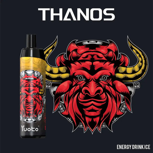 Thanos vape innehåller 5000 bloss. 