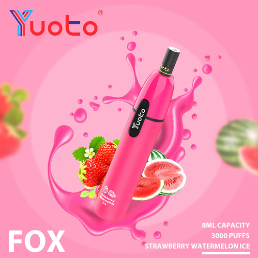 Vape med 3000 bloss och smak av Strawberry watermelon ice.