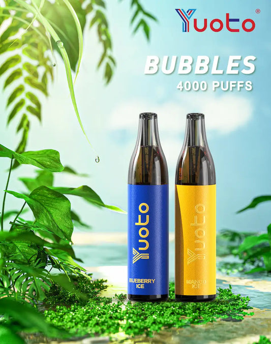 Vape med 4000 bloss och smak av vindruvor.