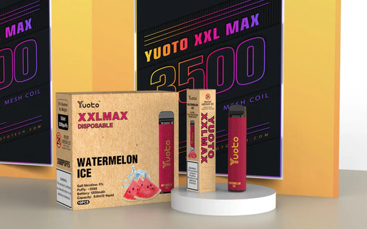 Upplev Friskhet med XXL Max Watermelon - Nikotinfri Vaping Upplevelse som Tar Dig på en Resa Genom Saftig Vattenmelons Svalka. Smaka på Naturlig Sötma och Kyla i Varje Bloss. Beställ Nu och Njut Av Ren Njutning Utan Nikotinens Påverkan.