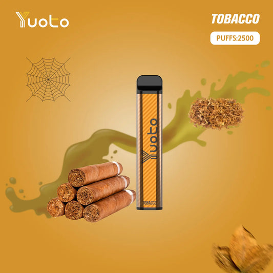 Yuoto XXL Tobacco - upplev den äkta smaken av tobak i en unik och modern form. Vår e-juice fångar perfekt den robusta och naturliga smaken av tobak, vilket ger en djup och tillfredsställande vaping-upplevelse. Njut av den intensiva smaken av tobak och upplev känslan av tradition i varje ånga. Yuoto XXL Tobacco tar din vaping-resa till en helt ny nivå av autenticitet och njutning.