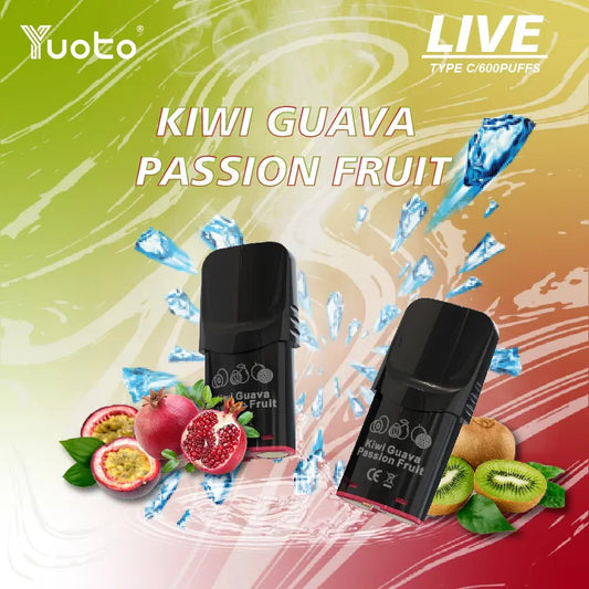 Live Pod Kiwi Guava Passionfruit (3st)