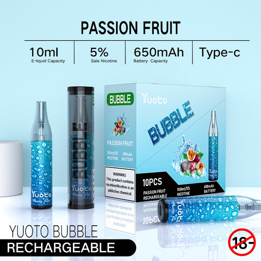 Vape med smak av passionsfrukt. innehåller 4000 bloss.